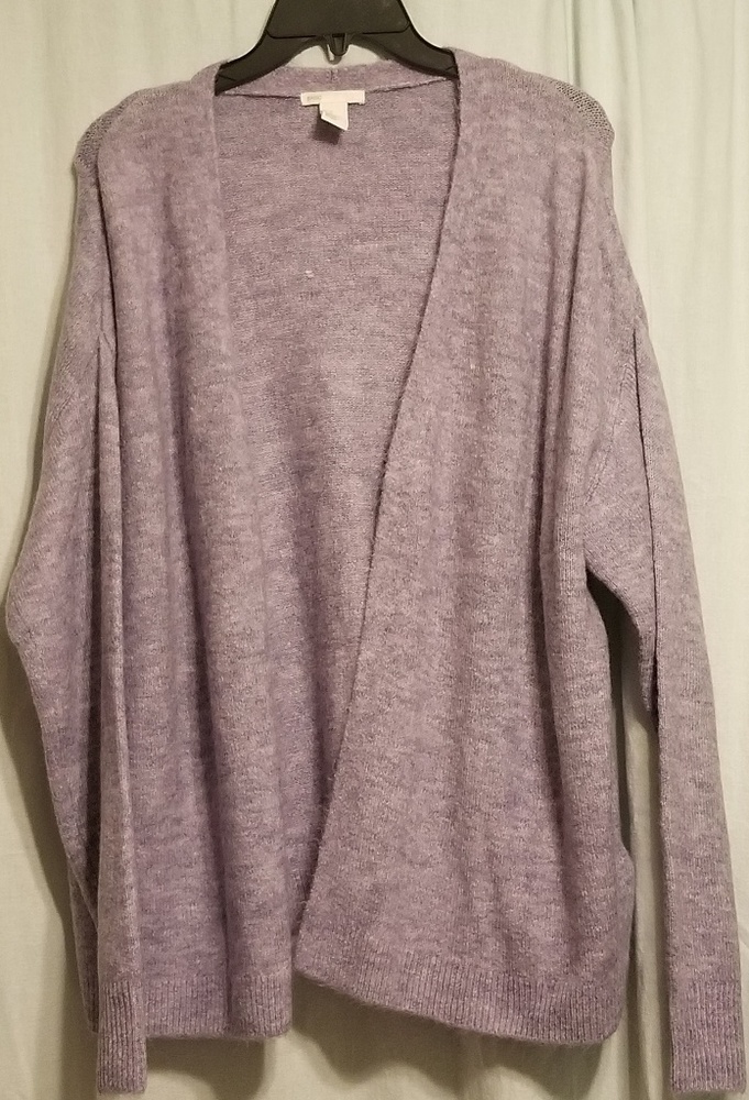 H&M Lilac open cardigan